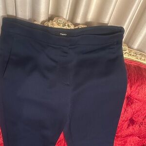 Theory Women's Dark Blue Trousers